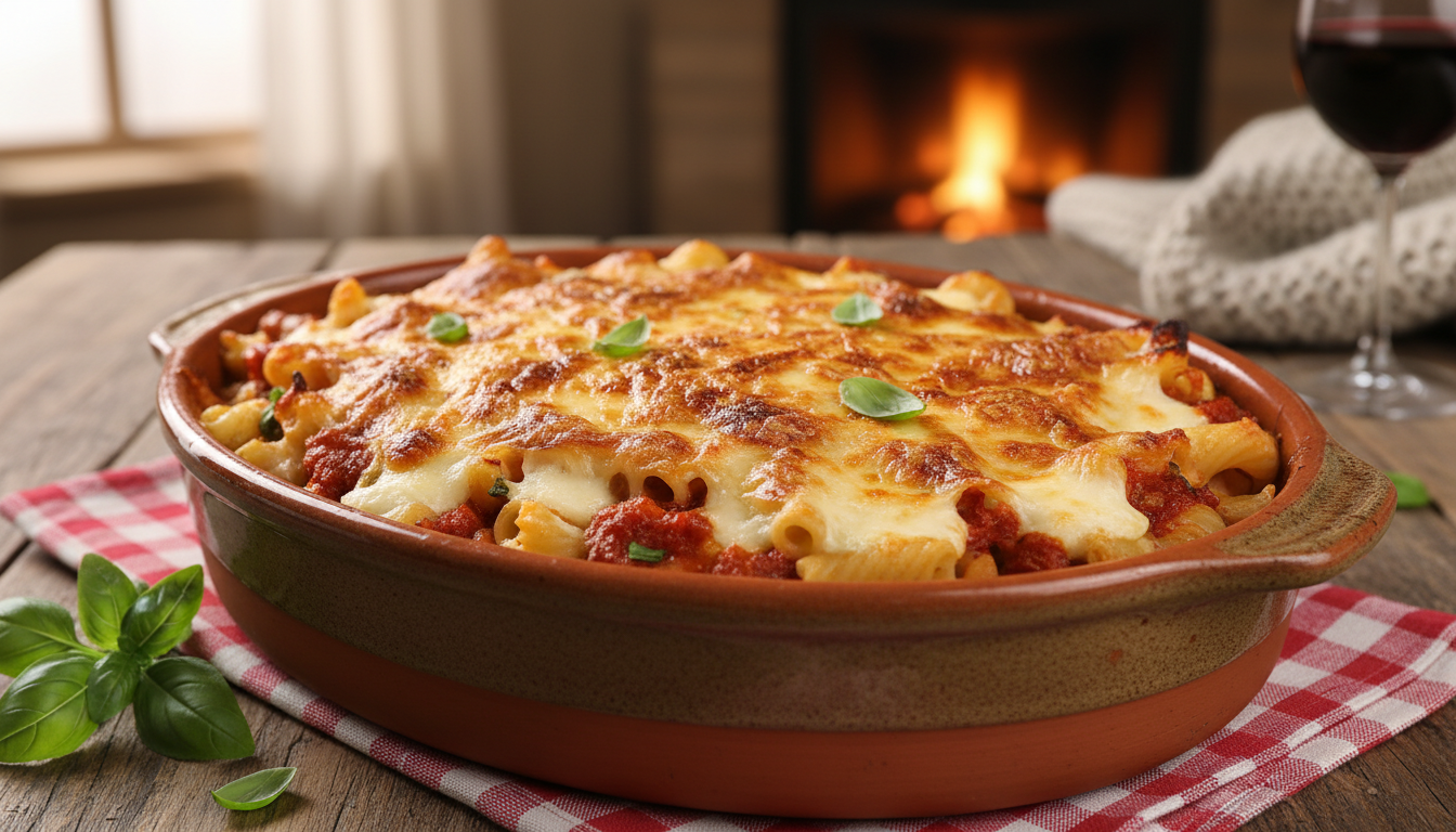 savourez un gratin italien irrésistible, parfait pour réchauffer vos soirées d'hiver avec une explosion de saveurs garantie à chaque bouchée.