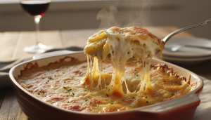 savourez ce gratin italien réconfortant, parfait pour réchauffer vos soirées d'hiver avec une explosion de saveurs à chaque bouchée.