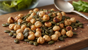 savourez une salade tiède de courge crue, croquante et subtilement parfumée à l’orange, pour une touche gourmande et fraîche qui prolonge la magie des fêtes.