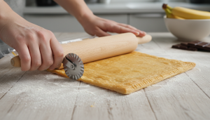 savourez une galette des rois moelleuse et gourmande, où la douceur de la banane rencontre l'intensité du chocolat. une alliance audacieuse et délicieuse à ne pas manquer !
