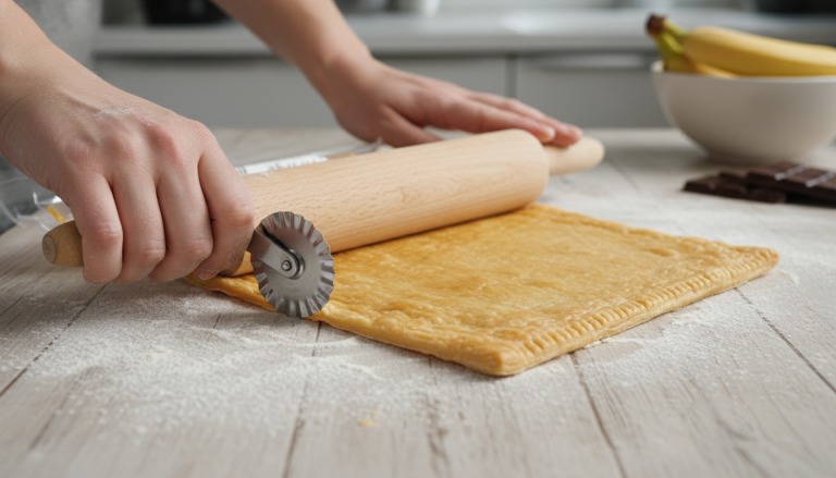 savourez une galette des rois moelleuse et gourmande, où la douceur de la banane rencontre l'intensité du chocolat. une alliance audacieuse et délicieuse à ne pas manquer !