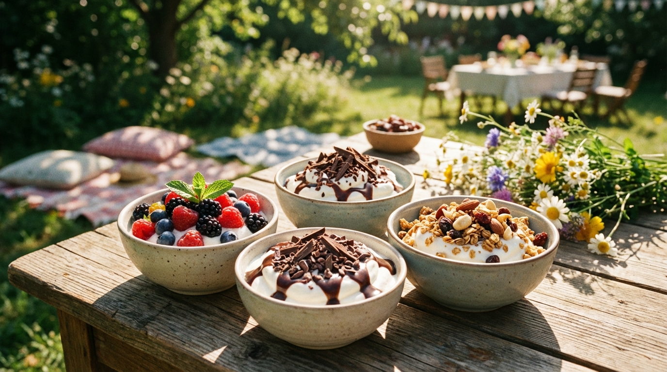 découvrez une recette simple et rapide de yaourt glacé maison, sans sorbetière, qui surprendra vos invités par sa texture et sa saveur incroyables.