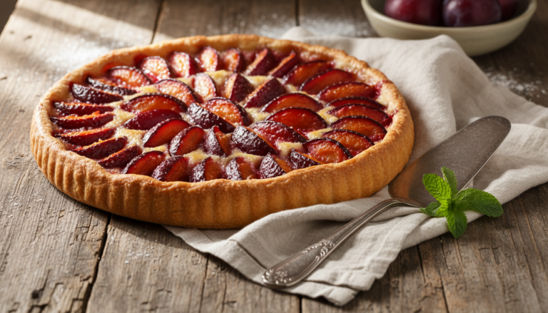 découvrez notre recette facile de tarte aux prunes maison, un dessert gourmand et naturel qui surpassera tous les desserts industriels. simple, rapide et délicieux !