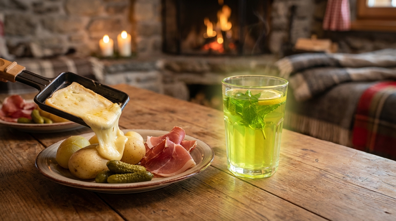 découvrez le secret de cette boisson unique qui aide à neutraliser les calories de la raclette et profitez pleinement de vos repas sans culpabiliser.