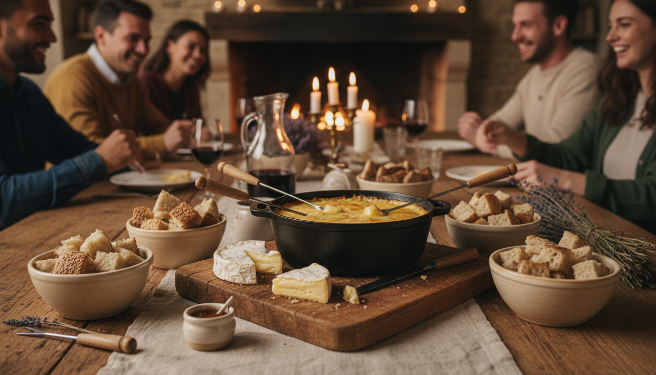 découvrez la délice normand : une fondue fondante au camembert et au cidre, parfaite pour un repas convivial alliant tradition et saveurs authentiques.