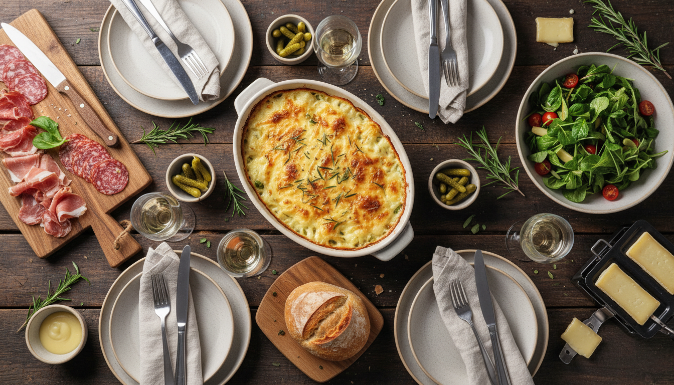 découvrez notre recette gourmande de gratin de chou au fromage à raclette, un délice fondant parfait pour réchauffer vos repas en toute convivialité.