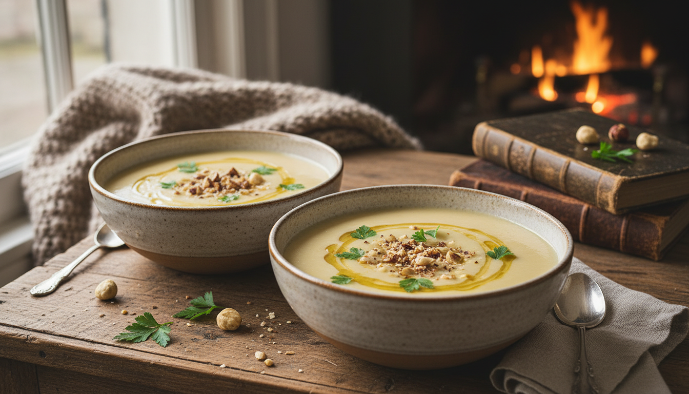 découvrez notre recette facile de velouté de panais à la crème légère, un délice onctueux parfait pour réchauffer vos repas avec douceur et saveur.
