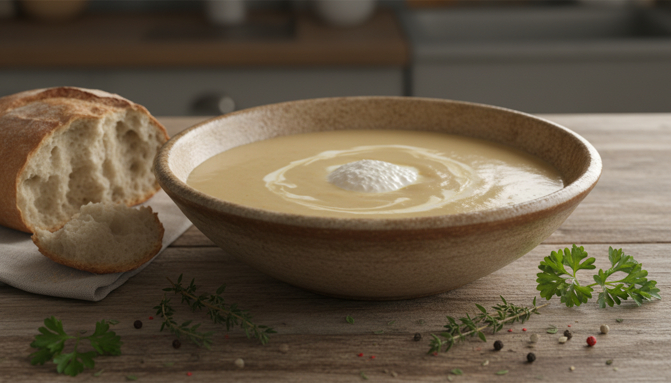 découvrez notre recette de délice velouté de panais au fromage frais, une soupe onctueuse et savoureuse parfaite pour un moment réconfortant.