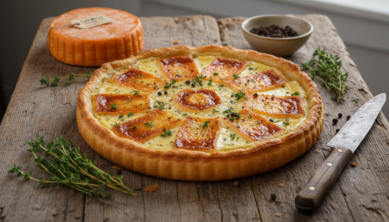 découvrez notre recette simple et savoureuse de la tarte au livarot, pour un goût authentique et une expérience culinaire normande inoubliable.