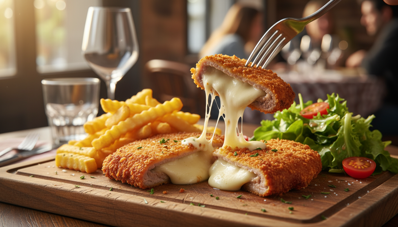 découvrez notre recette gourmande d'une escalope fondante au fromage, facile à préparer et délicieusement savoureuse pour régaler toute la famille.