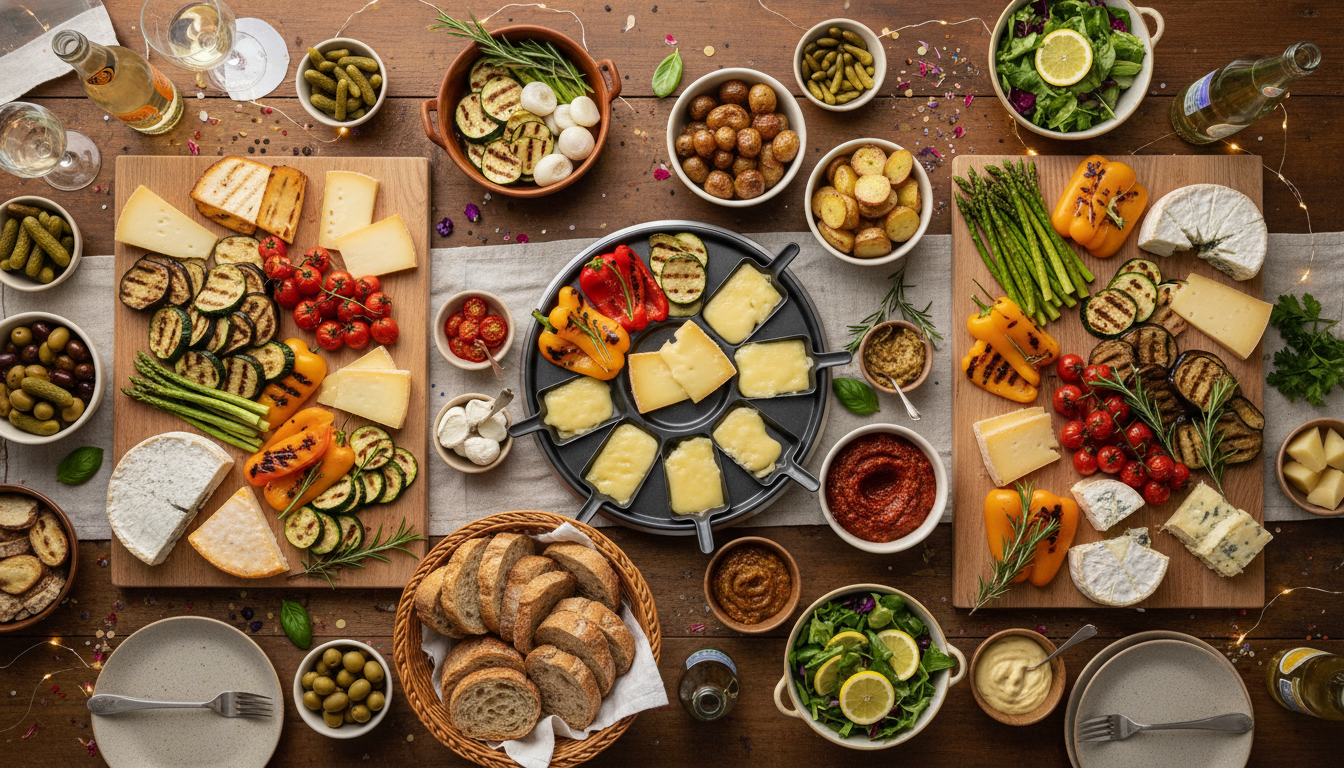 découvrez notre recette de raclette végétarienne, riche en saveurs gourmandes et idéale pour un repas convivial et savoureux entre amis ou en famille.