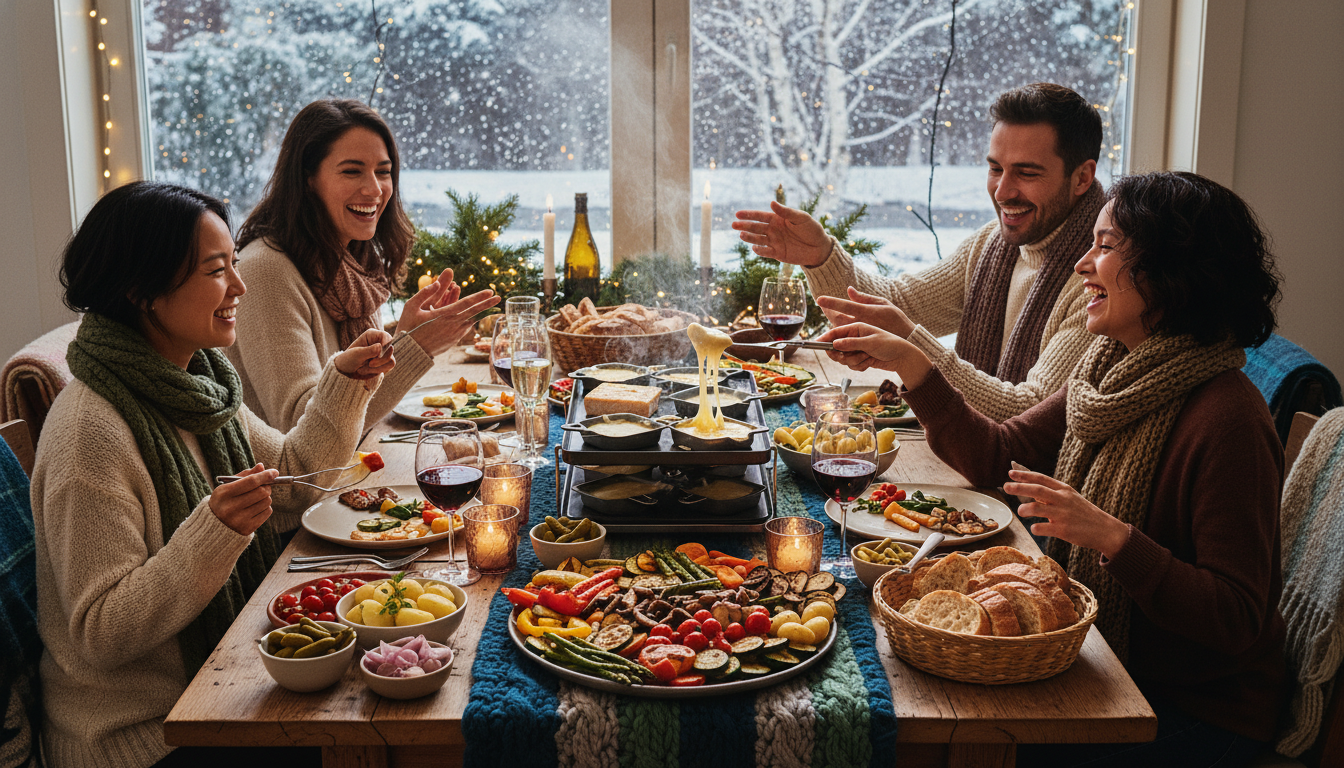 savourez une délicieuse raclette végétarienne alliant fromage fondant, légumes frais et saveurs gourmandes pour un repas convivial et sain.