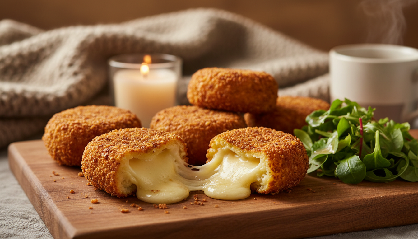 découvrez nos délicieuses croquettes de pommes de terre fondantes, garnies de fromage à raclette fondu, parfaites pour un repas convivial et savoureux.