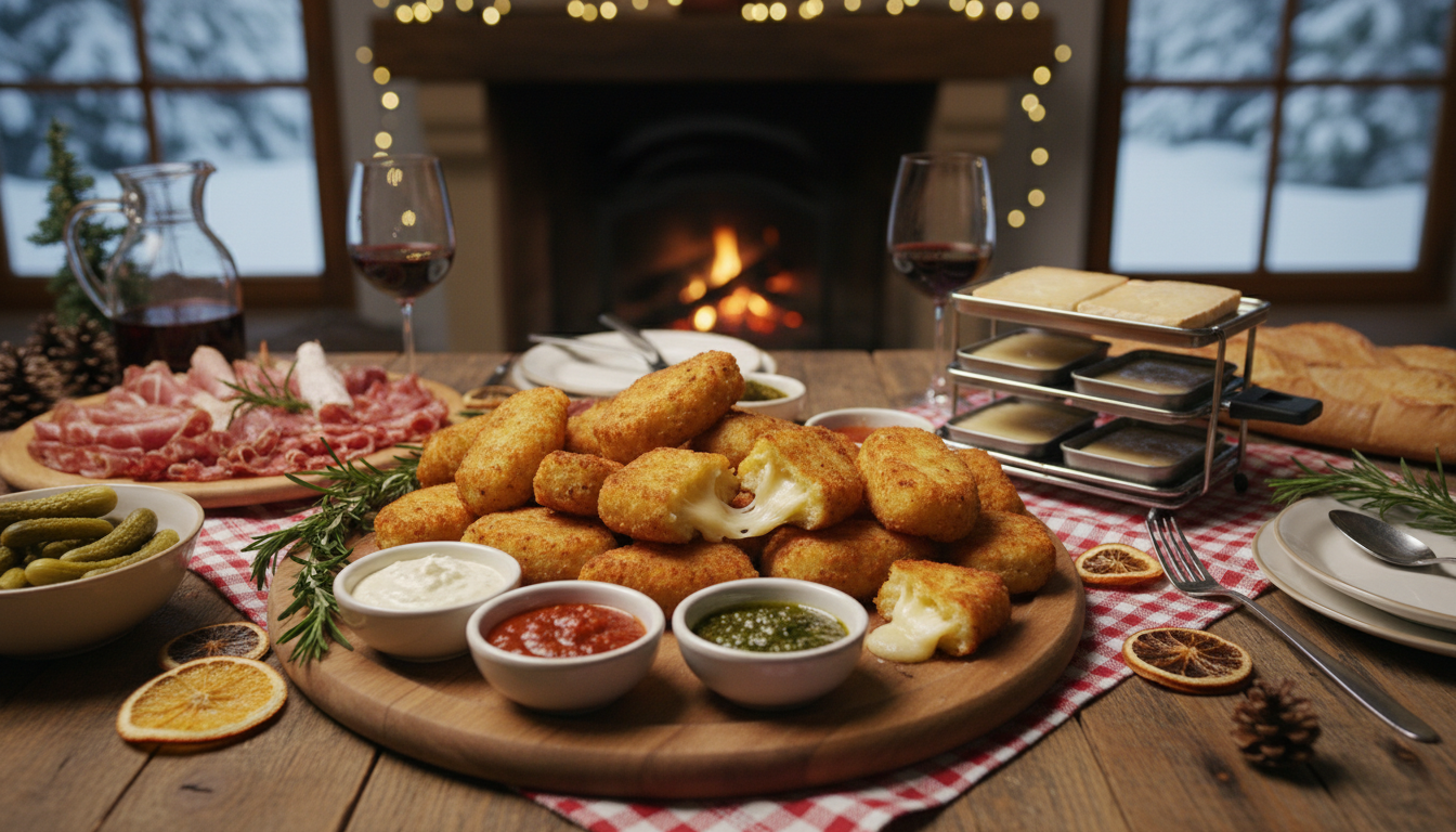 découvrez nos délicieuses croquettes de pommes de terre fondantes, garnies de fromage à raclette fondant, pour un plat savoureux et réconfortant.
