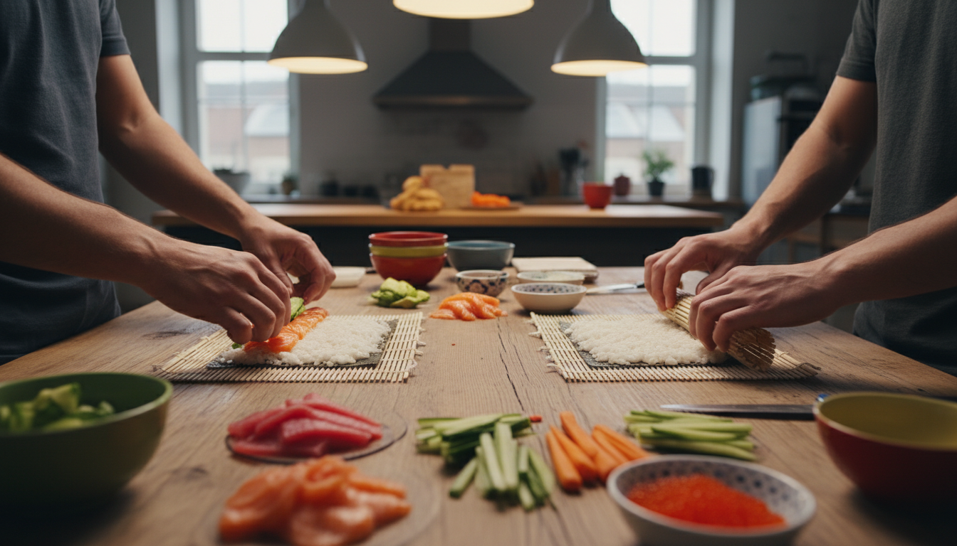 découvrez notre recette gourmande de makis au saumon et fromage frais, faciles à préparer et parfaits pour impressionner vos invités avec une explosion de saveurs.