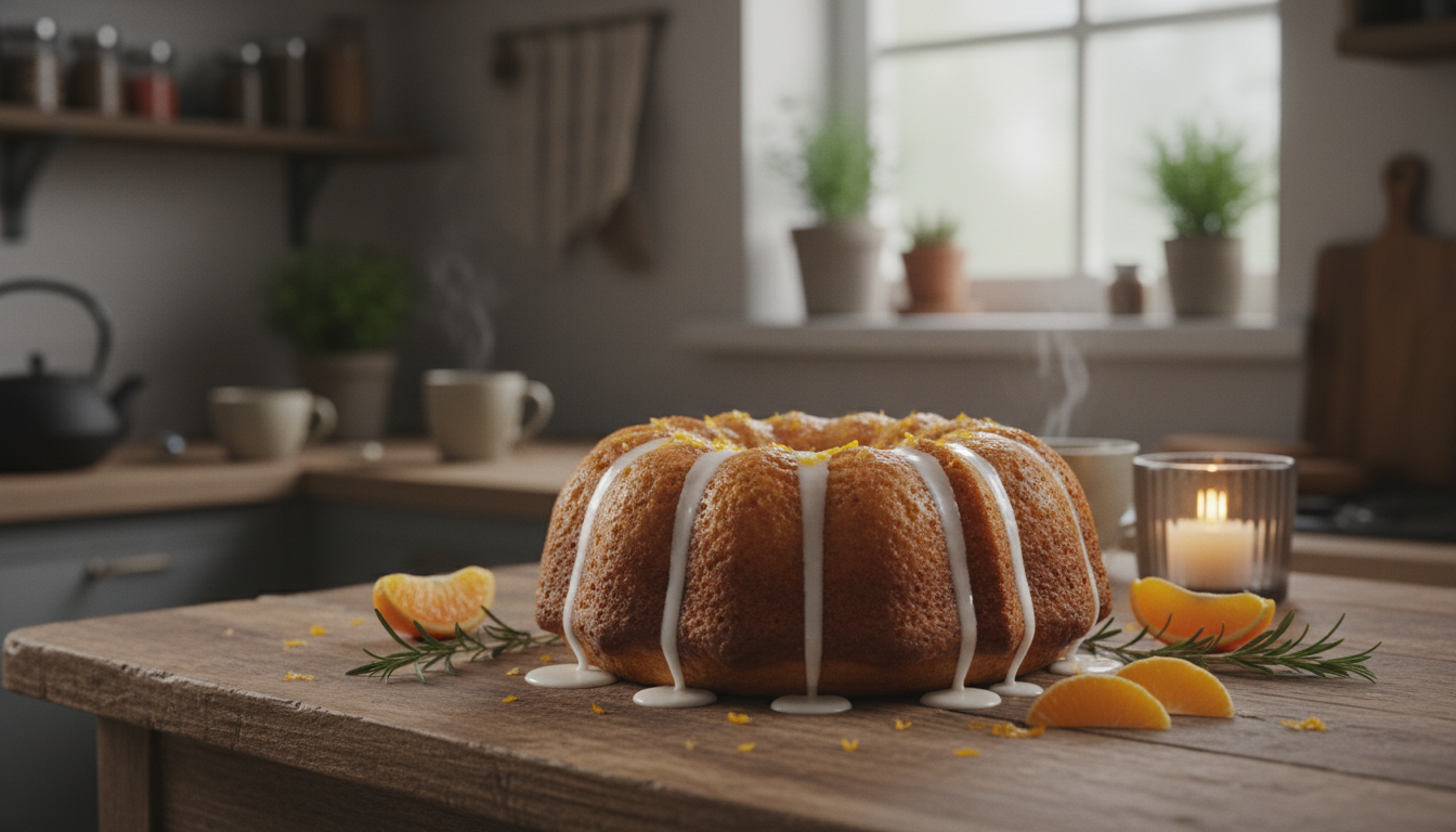 savourez un délicieux gâteau moelleux à l’orange, aux arômes nostalgiques qui rappellent les douceurs d’antan et réchauffent votre cuisine de leur parfum enchanteur.
