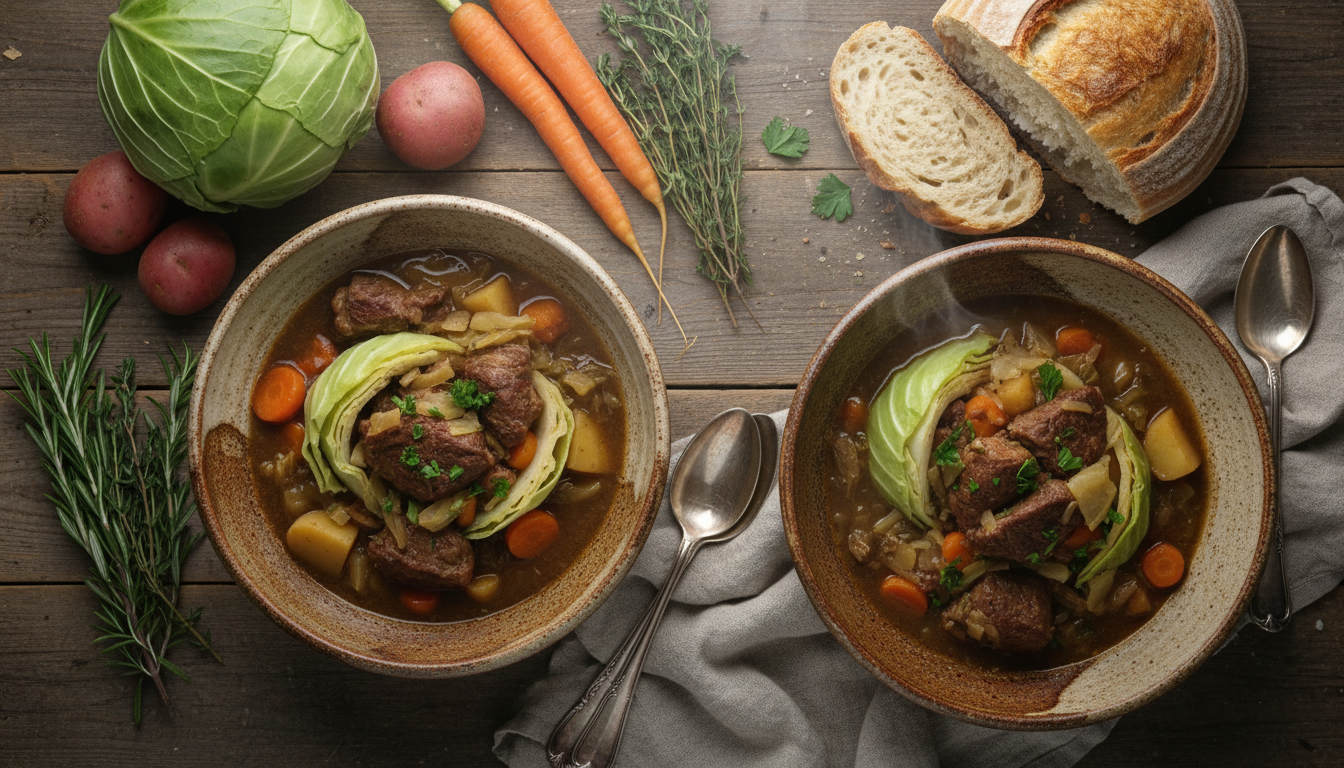 découvrez notre recette simple et savoureuse de ragoût de bœuf au chou, un plat réconfortant parfait pour vos repas en famille.