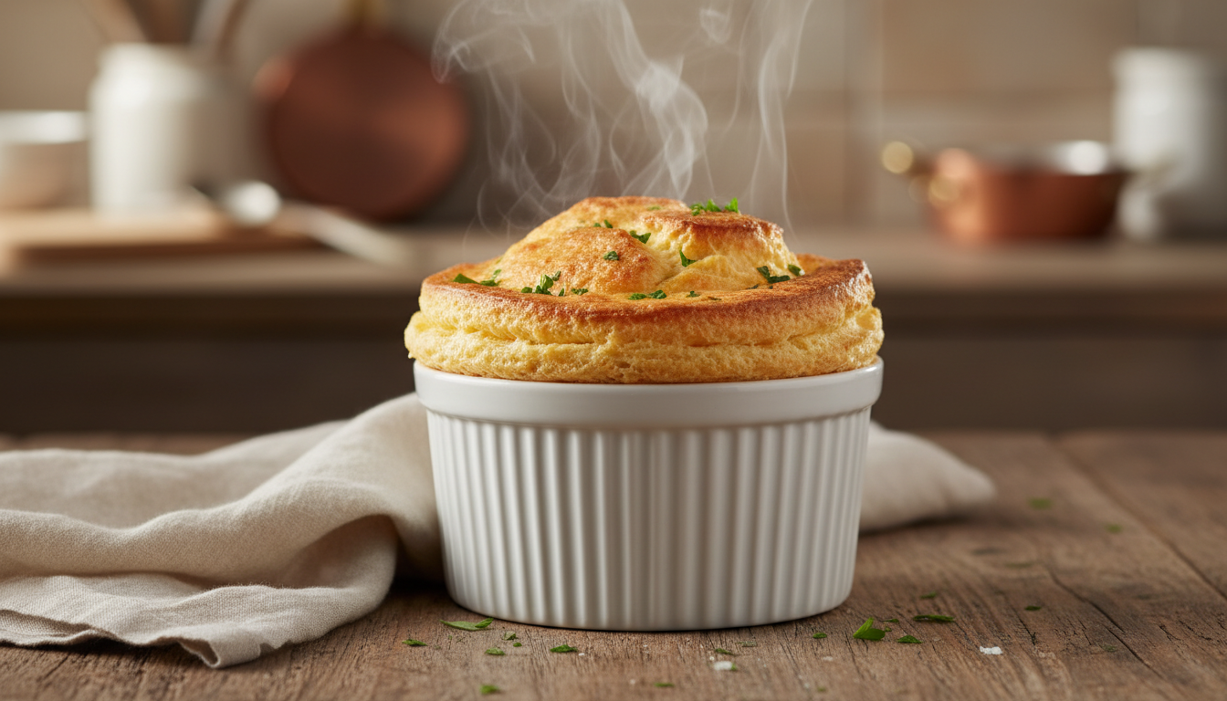 découvrez notre recette facile et gourmande de soufflé aux champignons de paris et fromage fondant, parfait pour un repas savoureux et léger.