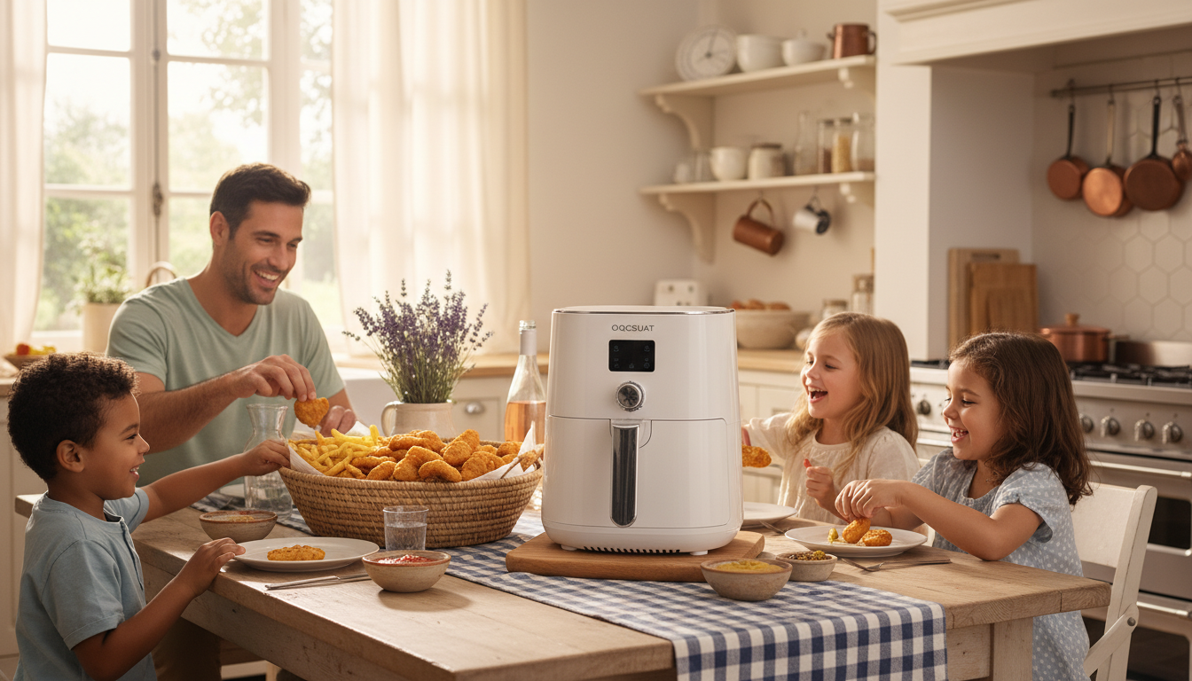 découvrez notre essai complet de la friteuse sans huile oqcsuat 10l avec double compartiment, alliant efficacité et polyvalence pour une cuisine saine et pratique.