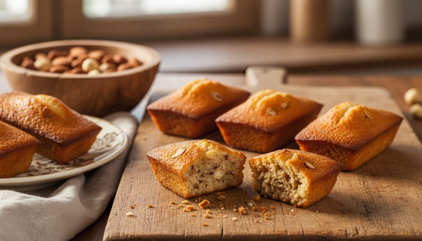 découvrez la recette des financiers amande-noisette façon cyril lignac, un délice irrésistible et moelleux à savourer en solo pour un moment gourmand et réconfortant.