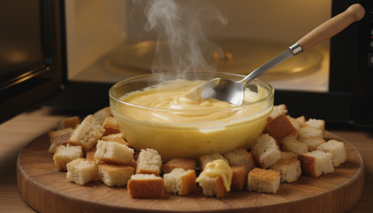 découvrez la fondue minute au micro-ondes, une recette rapide et gourmande pour savourer une délicieuse fondue en un rien de temps. parfaite pour les soirées improvisées !