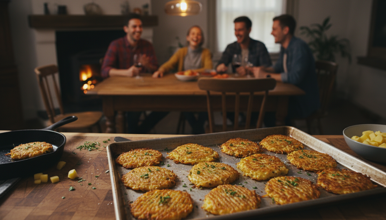 découvrez comment préparer des galettes de pommes de terre croustillantes en seulement 10 minutes, une recette rapide, légère et délicieuse qui ravira toute la famille.