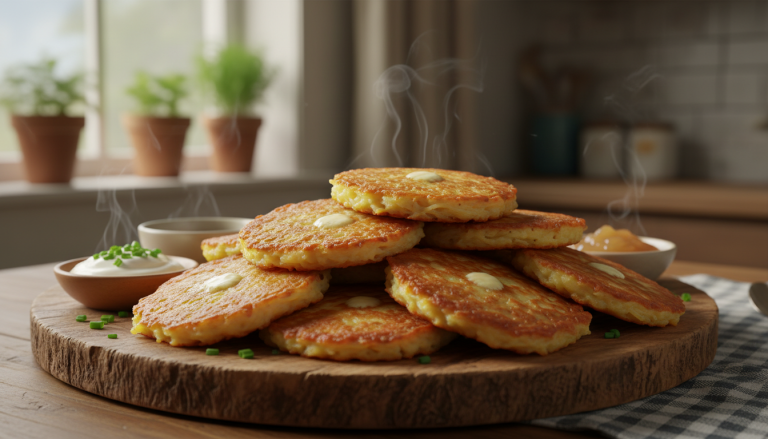 découvrez notre recette facile et rapide de galettes de pommes de terre croustillantes en seulement 10 minutes, idéale pour un repas léger et savoureux que toute la famille adorera.