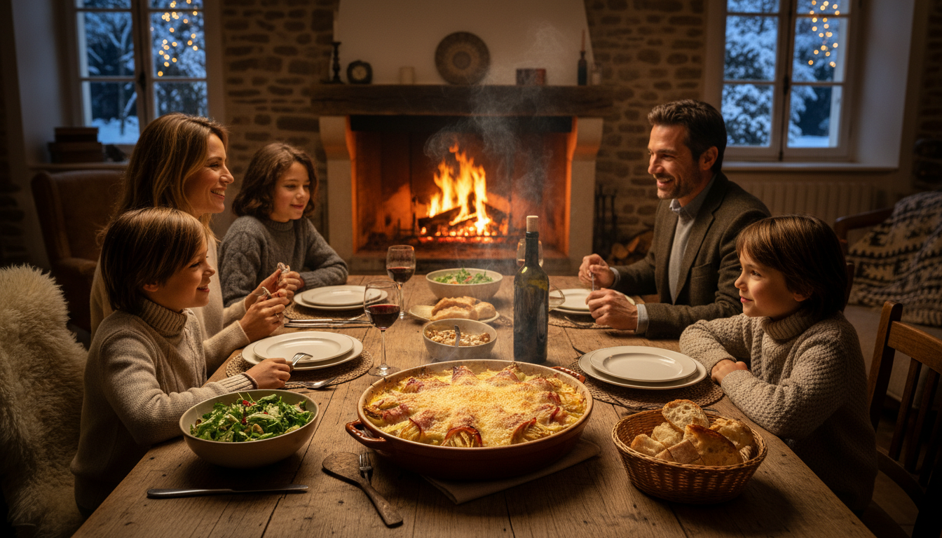 découvrez notre gratin d’endives au jambon, un plat chaud, crémeux et réconfortant, parfait pour un repas savoureux et rapide à préparer.