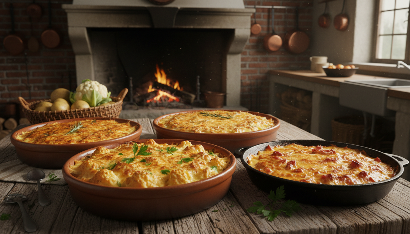 découvrez notre recette de gratin hivernal aux choux de bruxelles et pommes de terre, avec une cuisson préparatoire qui révèle toutes les saveurs de ce plat incontournable et réconfortant.