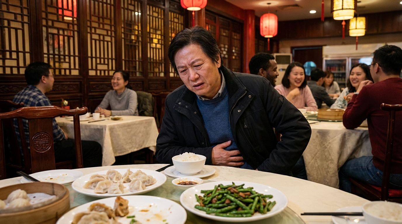 découvrez les causes possibles de l'inconfort après un repas au restaurant chinois et les signes qui indiquent qu'il est important de consulter un professionnel de santé.