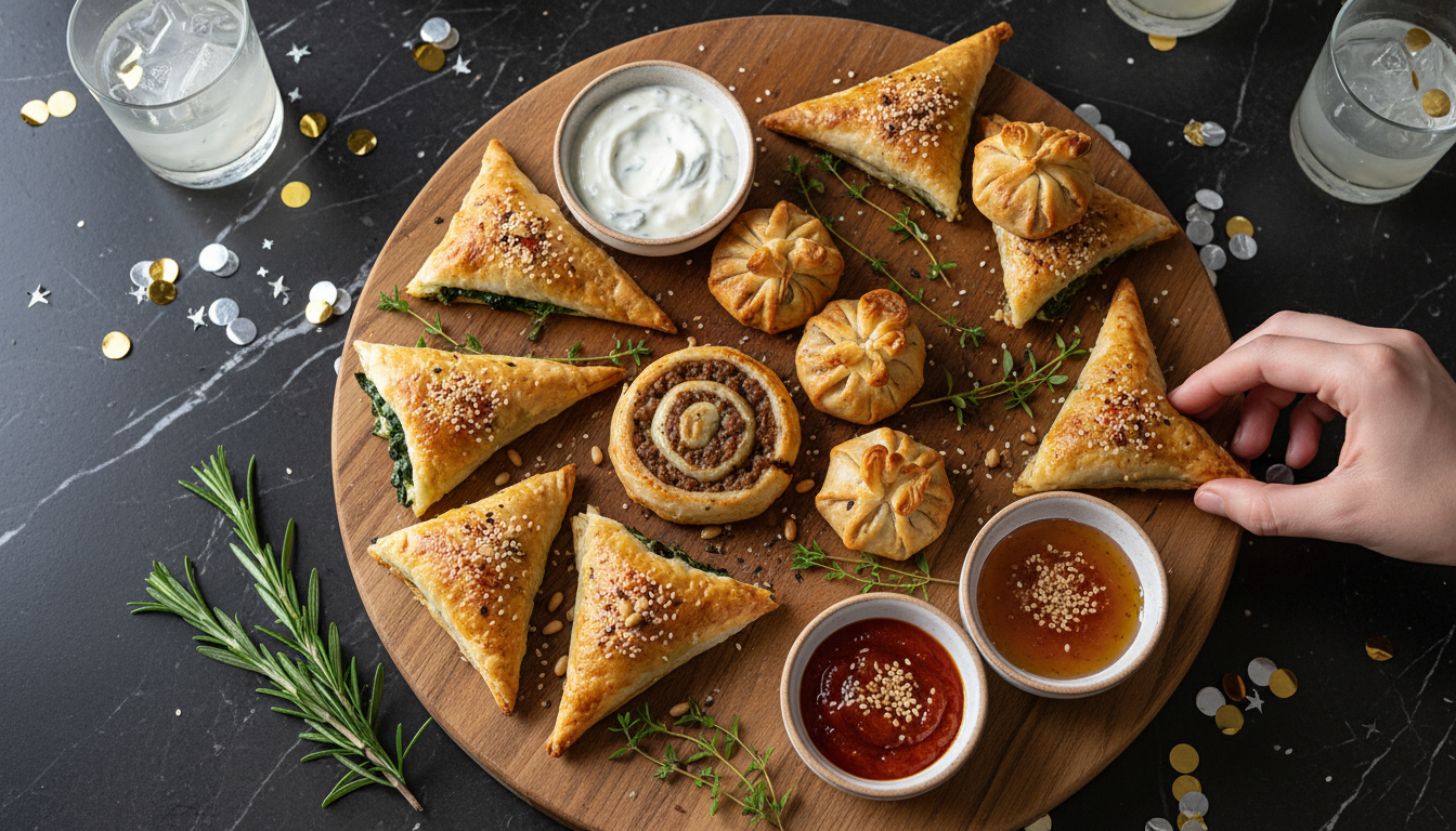 découvrez la recette express de mes roulés ultra croustillants à la pâte filo, prêts en seulement 15 minutes, pour un apéro rapide et réussi qui fera sensation auprès de vos invités.