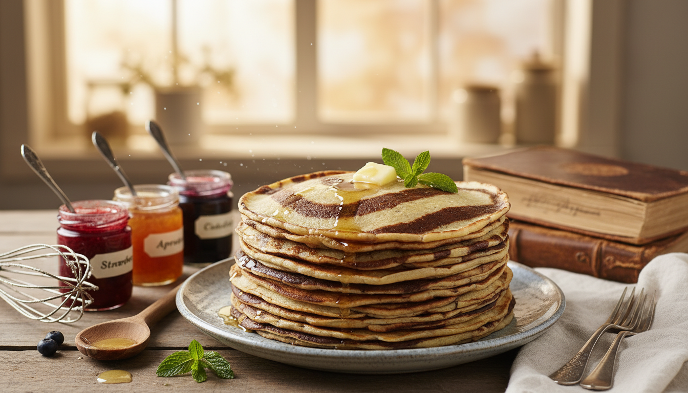 découvrez les crêpes zébrées à la recette secrète de grand-mère, un dessert doux et gourmand qui ravira vos papilles dès la première bouchée.