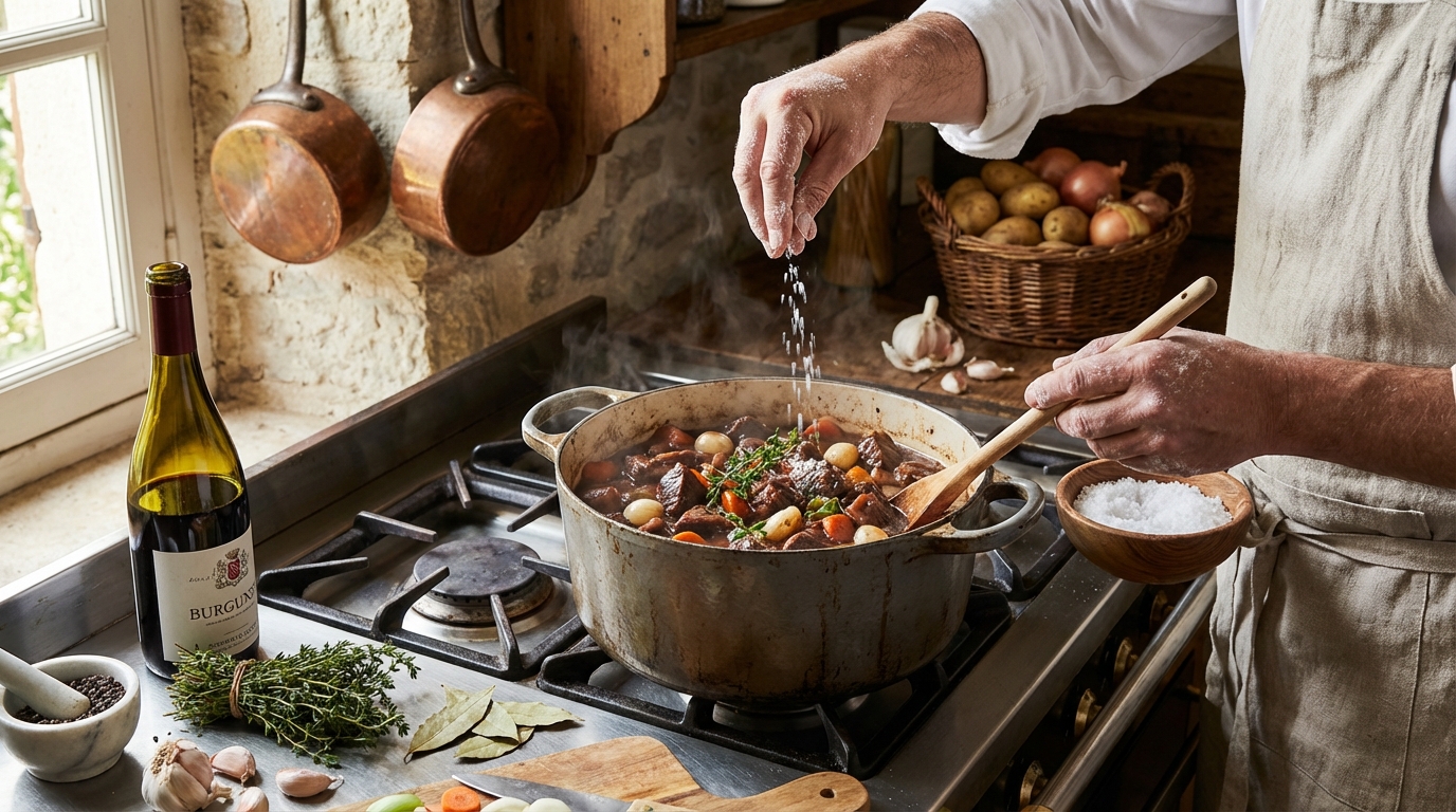 découvrez les astuces des chefs pour réussir un bœuf bourguignon savoureux et éviter qu'il ne soit fade. apprenez les secrets de cuisson et d'assaisonnement pour sublimer ce classique de la cuisine française.