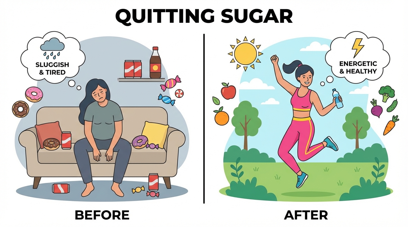 découvrez les changements impressionnants que votre corps subit lorsque vous éliminez totalement le sucre de votre alimentation et améliorez ainsi votre santé et votre bien-être.