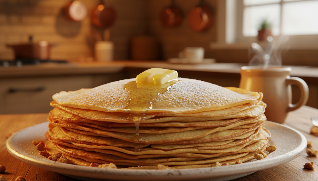 découvrez nos crêpes maison, moelleuses et dorées, parfaites pour savourer un moment de douceur et d'émotion à chaque bouchée.