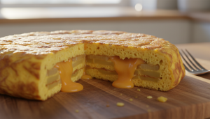 découvrez notre recette gourmande d'omelette à la mode tortilla au cheddar fondant, un délice facile à préparer pour régaler toute la famille.