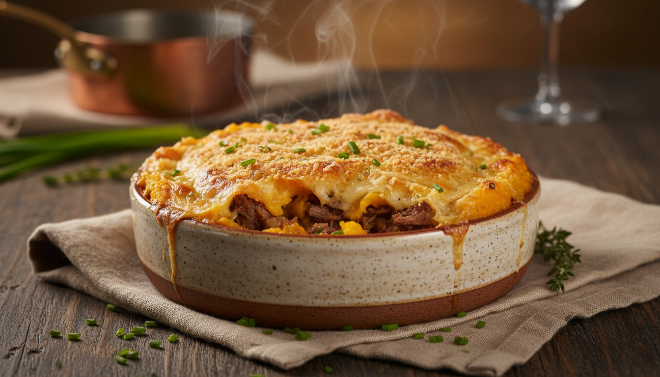 découvrez notre recette de parmentier léger alliant la douceur fondante du potiron à la saveur délicieuse du steak haché, un plat rapide et gourmand idéal pour un repas équilibré.