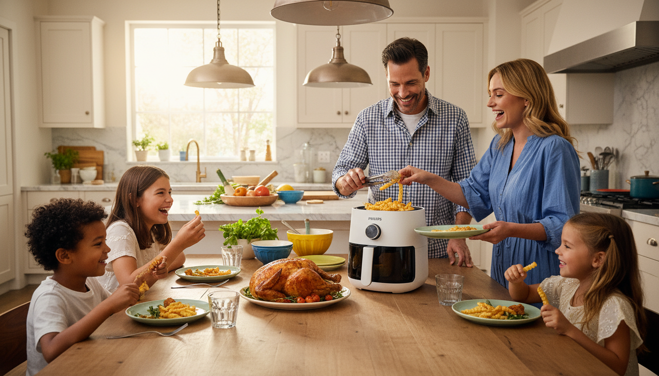 découvrez le philips airfryer série 3000 avec double panier 9l, équipé de la technologie rapidair pour une cuisson saine, rapide et savoureuse. révolutionnez votre cuisine dès aujourd'hui !
