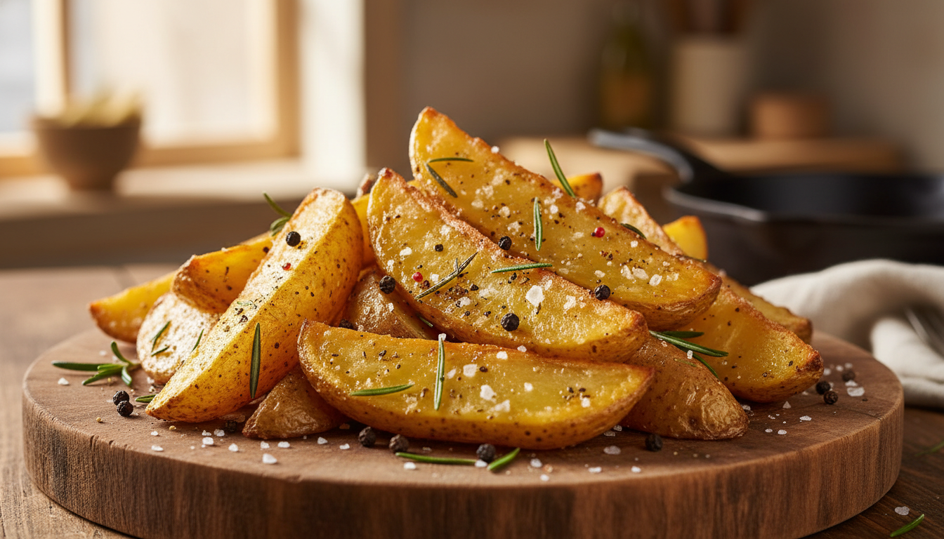 découvrez le secret infaillible pour réussir des quartiers de pommes de terre au four ultra croustillants à chaque cuisson. astuces simples et résultat parfait garanti !