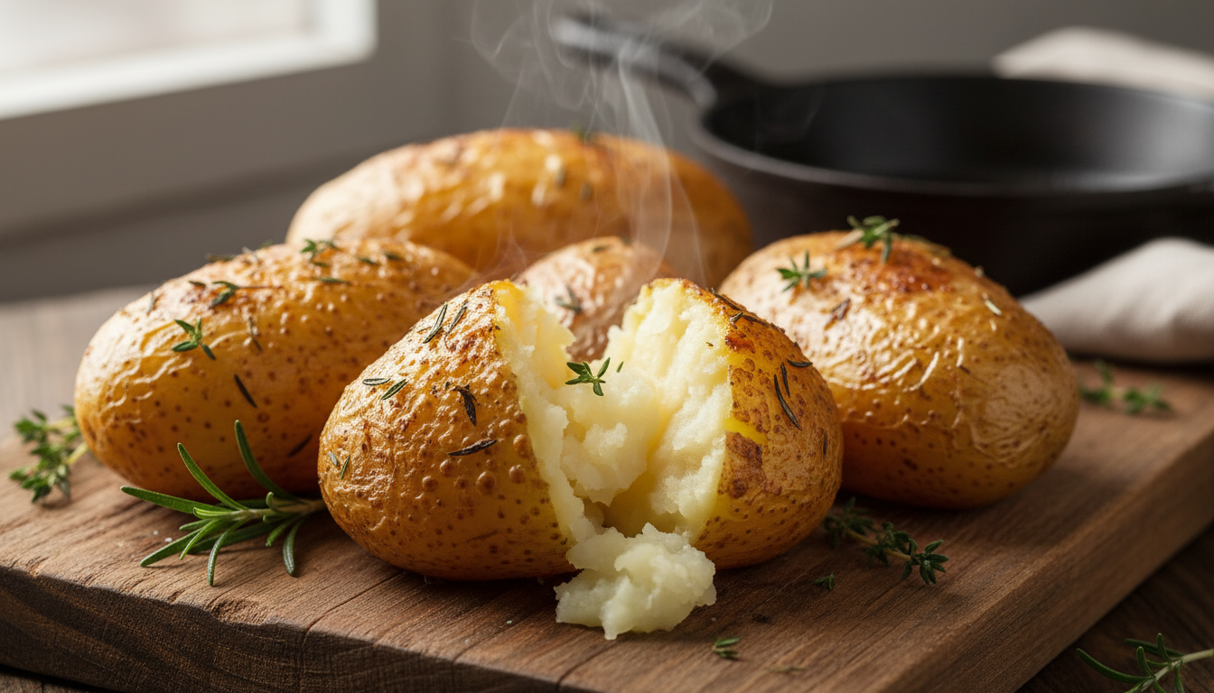 découvrez le secret infaillible pour réussir des pommes de terre au four parfaitement croustillantes à chaque cuisson. astuces et conseils pour un résultat gourmand et savoureux.