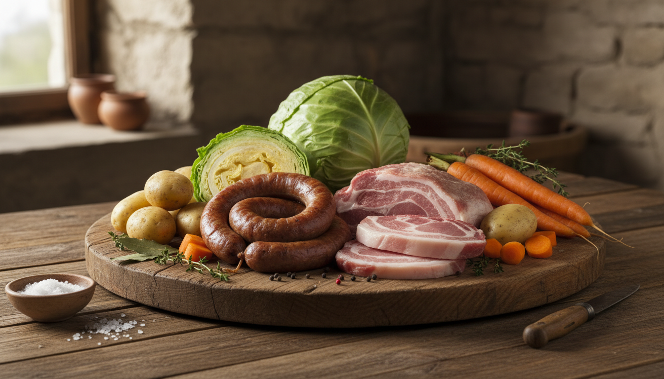 découvrez notre potée de chou mijotée lentement, la recette parfaite pour réchauffer vos soirées d'hiver glaciales avec un plat savoureux et réconfortant.