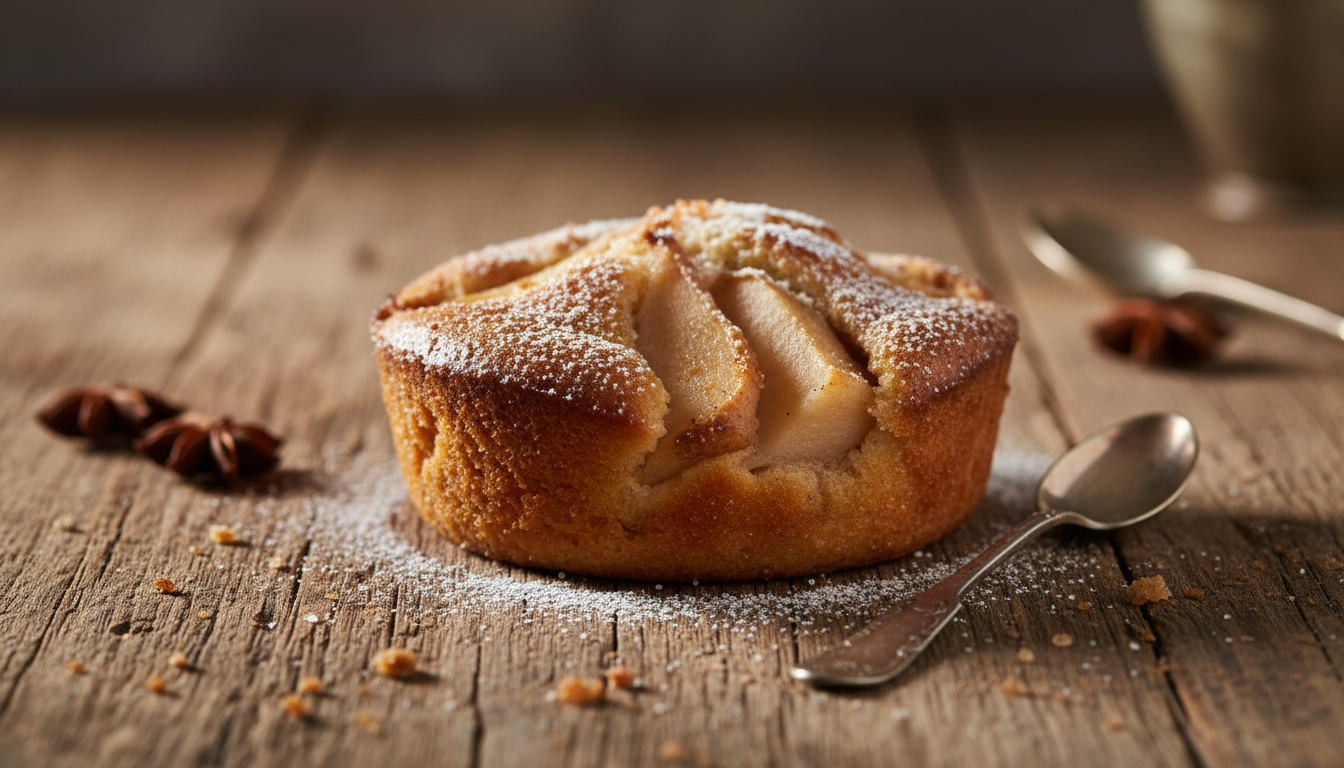 découvrez un gâteau délicat où la douceur de la poire s'allie à la tendresse du biscuit, sans crème ni chocolat, pour un dessert léger et irrésistible.