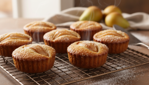 découvrez un gâteau délicat où la douceur naturelle de la poire s'allie à la tendresse du biscuit, sans crème ni chocolat, pour une gourmandise légère et irrésistible.