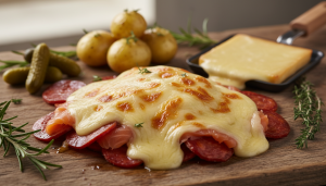 découvrez une raclette gourmande alliant chorizo épicé et saumon fumé délicat pour une explosion de saveurs audacieuses et raffinées.