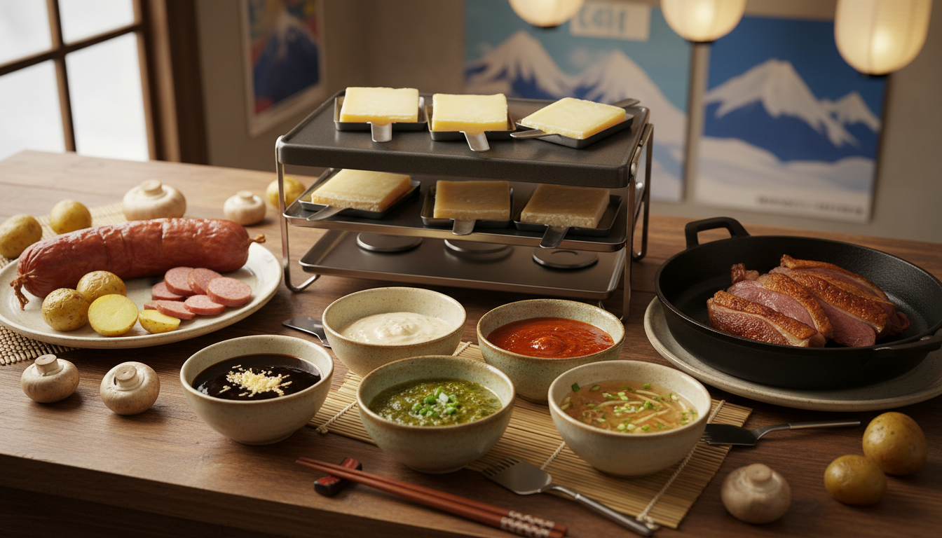 découvrez la raclette revisitée en trio yakitori, une explosion de saveurs originales qui réinvente ce plat convivial avec une touche japonaise gourmande.