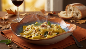 découvrez notre recette de raviolis au potimarron et fromage bleu, une délicieuse explosion de saveurs automnales pour régaler vos papilles.