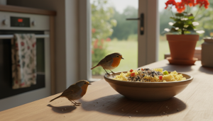 découvrez ce soir comment un aliment à seulement 3 centimes peut attirer les rouges-gorges dans votre jardin, un secret souvent négligé par les jardiniers.