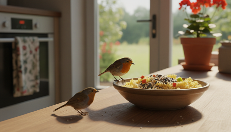 découvrez ce soir comment un aliment à seulement 3 centimes peut attirer les rouges-gorges dans votre jardin, un secret souvent négligé par les jardiniers.