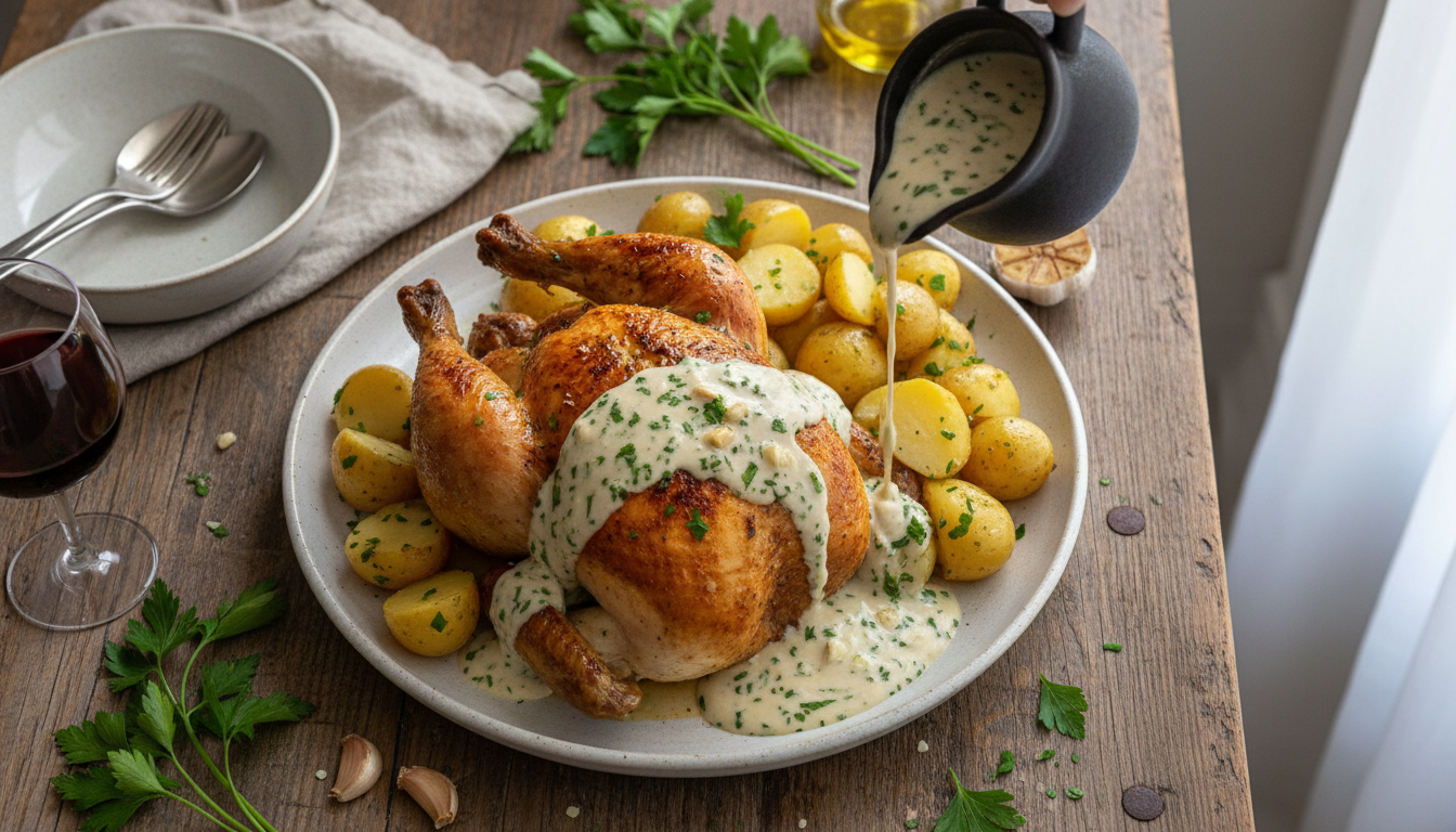 découvrez notre sauce onctueuse à la crème, ail et persil, une recette rapide et savoureuse pour sublimer viandes, poissons et légumes en un clin d'œil.