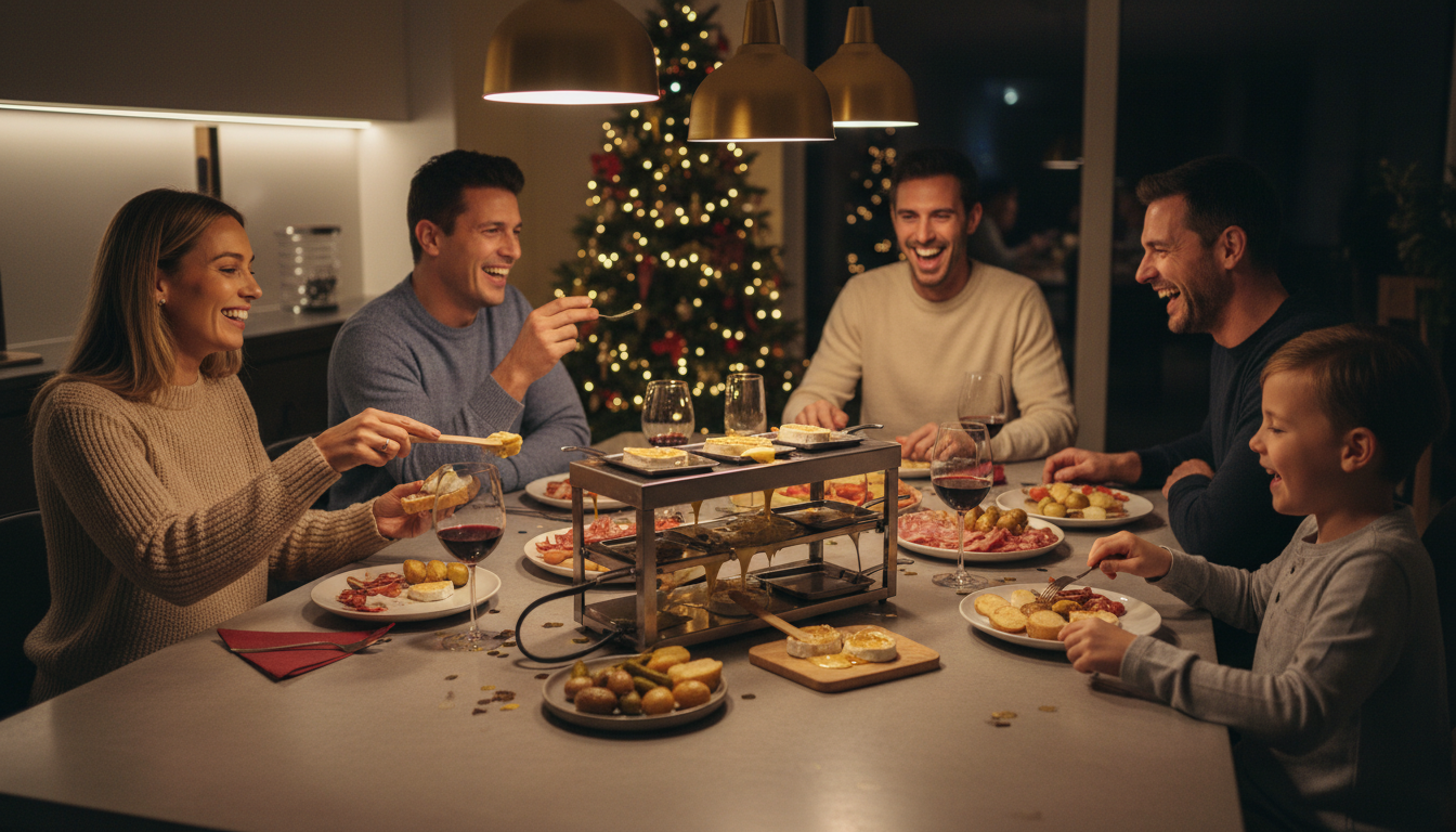 découvrez une recette originale de raclette au chèvre, poulet et miel, alliant douceur et gourmandise pour un repas convivial et savoureux.